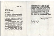 Leslie Howard Agreement Signed Regarding ''the role of ASHLEY in our photoplay entitled GONE WITH THE WIND''